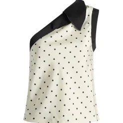 Kijun Polka Dot Scarf Top