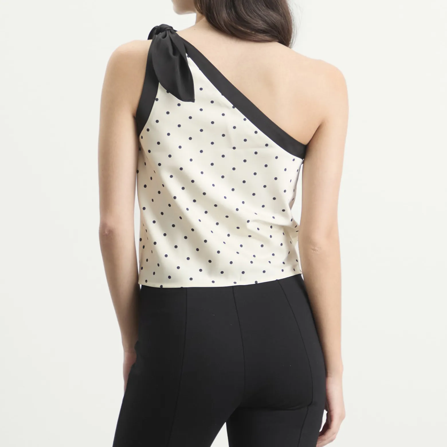 Kijun Polka Dot Scarf Top