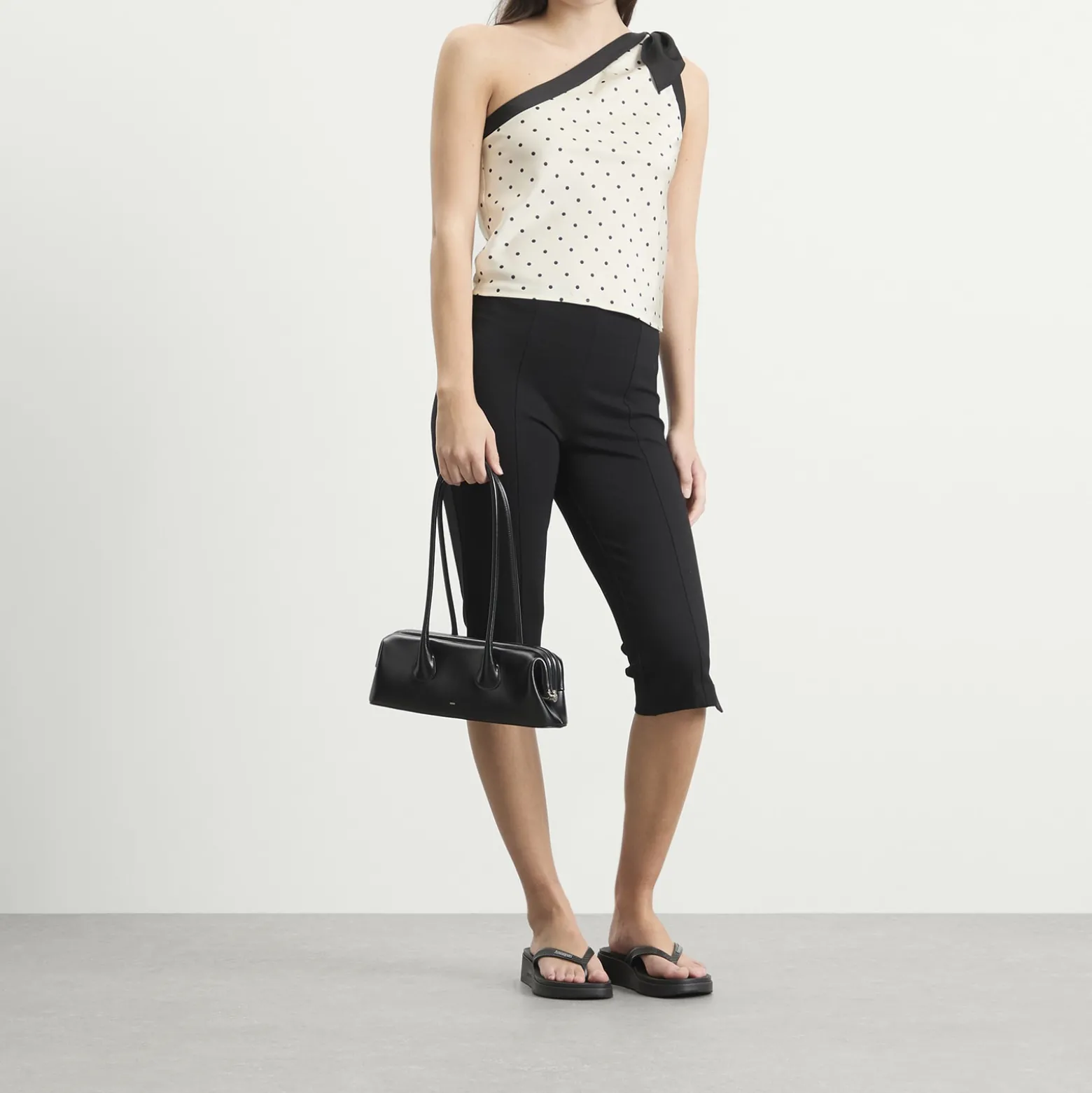 Kijun Polka Dot Scarf Top
