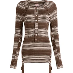 KNWLS x Miss Sixty Knitted Jumper in Stripe