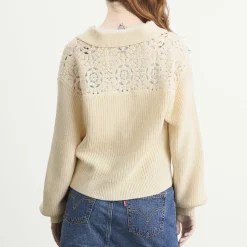 Levi's Bianca Crochet Polo Sweater