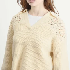 Levi's Bianca Crochet Polo Sweater