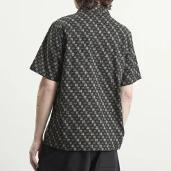 Maharishi Kasuri Cuban Collar Shirt