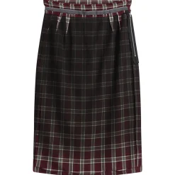Maison Margiela Check Midi Skirt