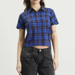 Maison Margiela Check Polo Top