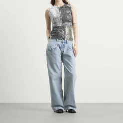 Maison Margiela Patchwork Sequin Top