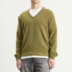 Maison Margiela V Neck Spray Wash Jumper