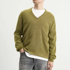 Maison Margiela V Neck Spray Wash Jumper