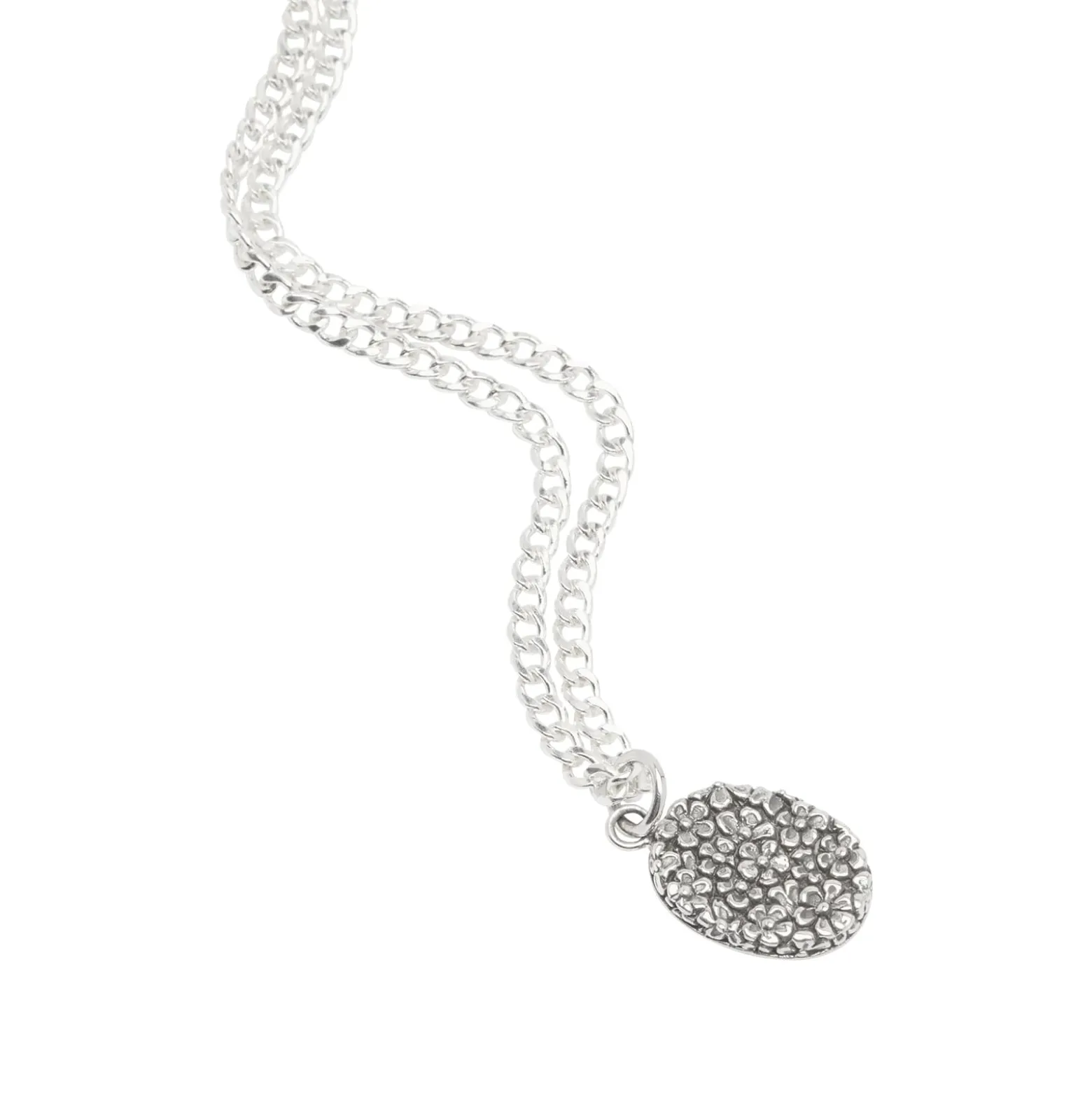 Maple Floral Pendant & Chain Necklace