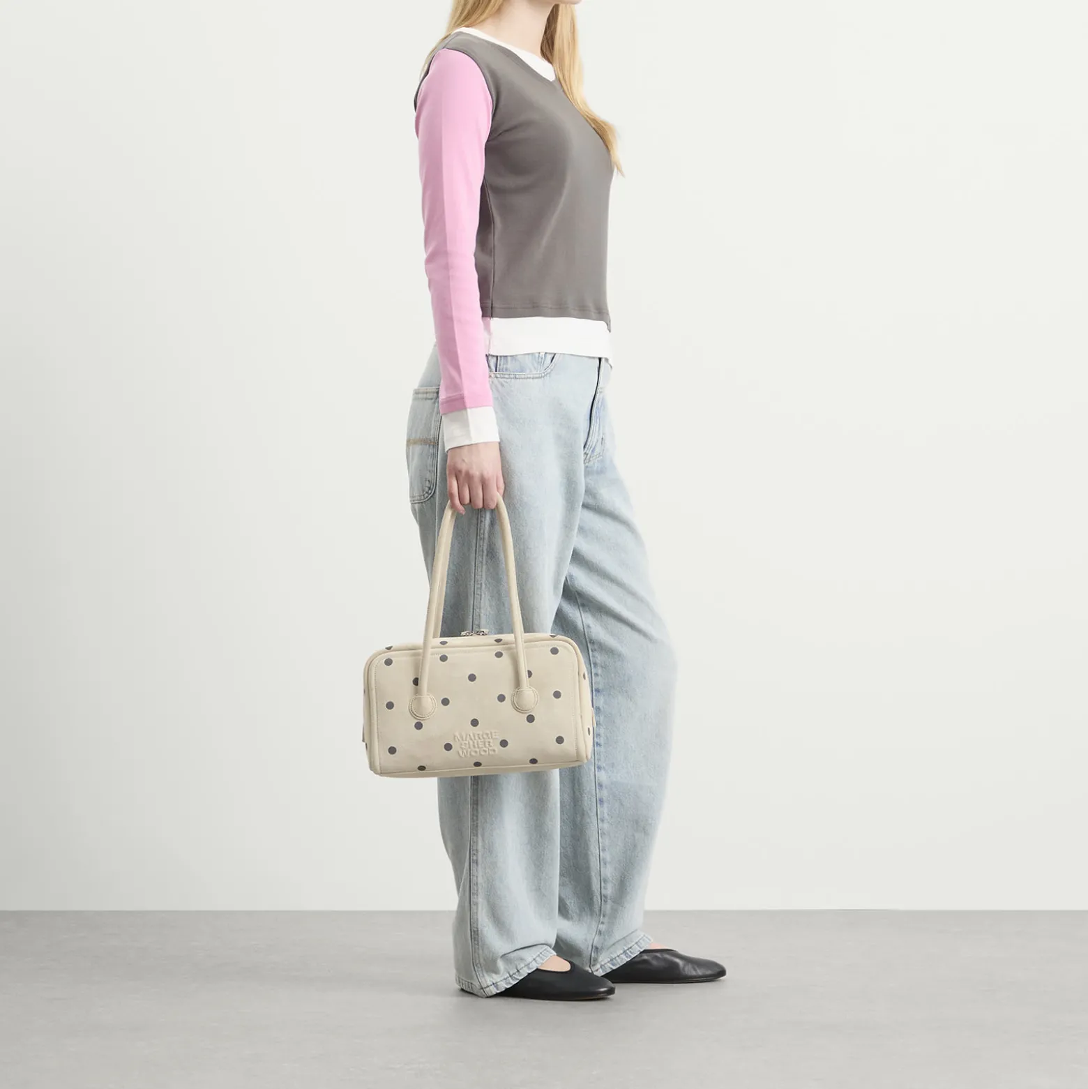 MARGESHERWOOD Small Soft Boston Bag