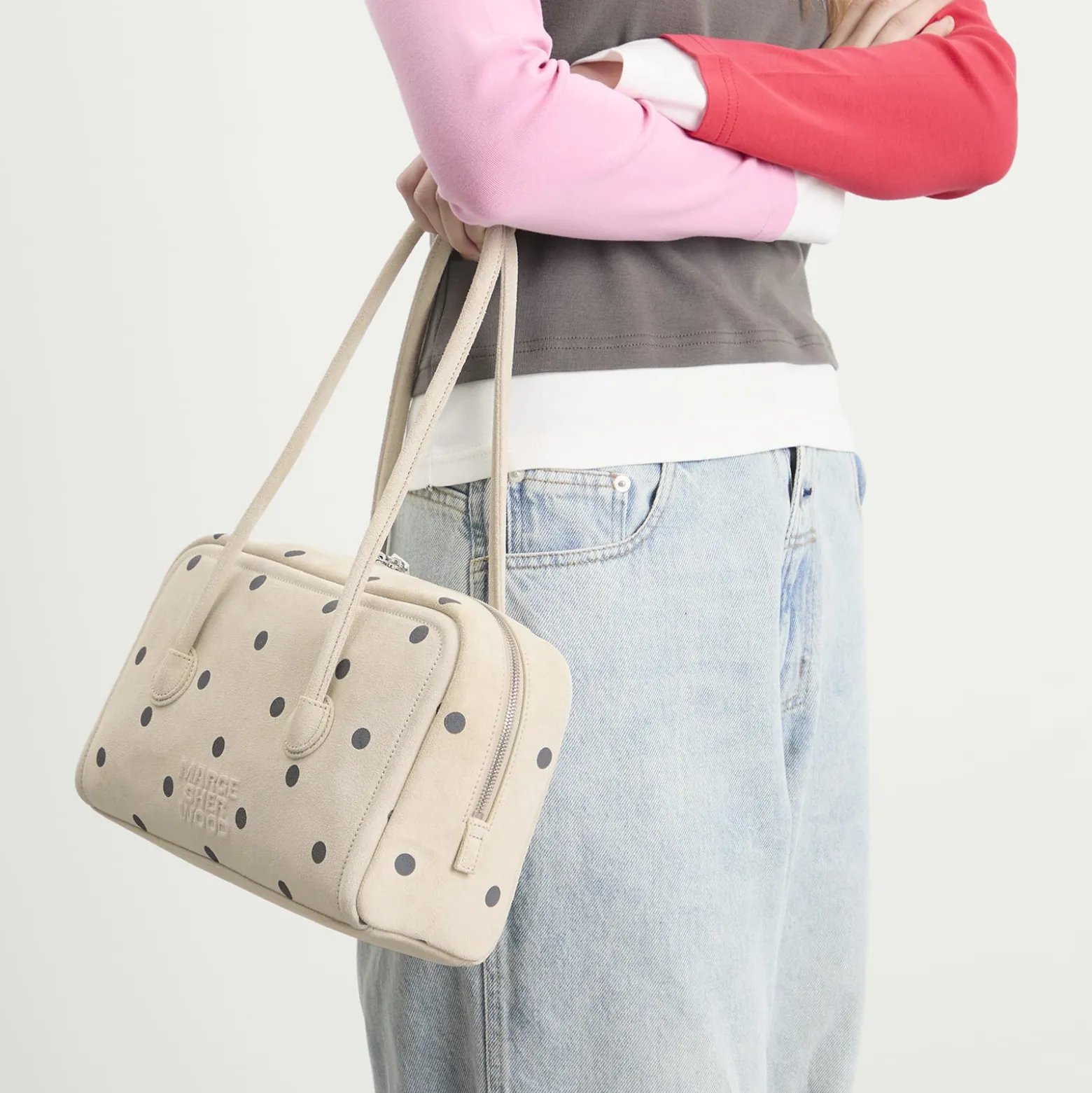 MARGESHERWOOD Small Soft Boston Bag