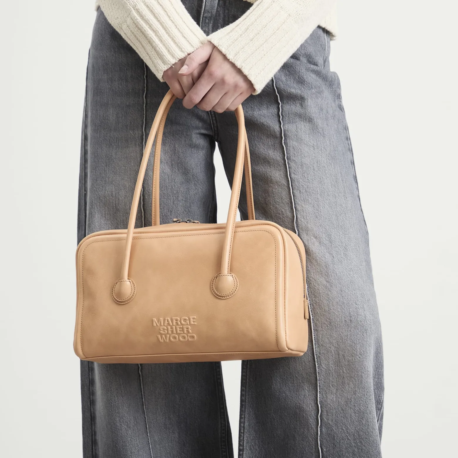 MARGESHERWOOD Small Soft Boston Bag