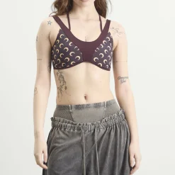 Marine Serre Athleisure Yoga Bra Top
