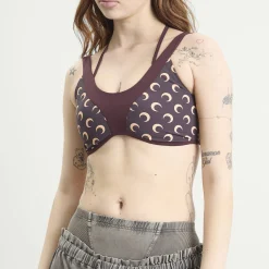Marine Serre Athleisure Yoga Bra Top