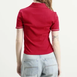 Marine Serre Cute 70'S Polo T-Shirt