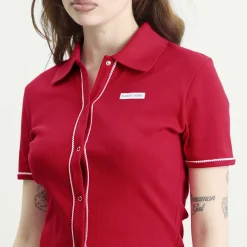 Marine Serre Cute 70'S Polo T-Shirt