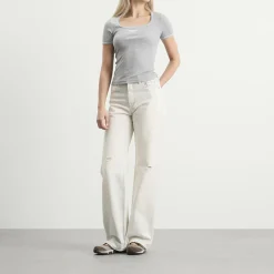 Marine Serre Cute 70'S Square Neck T-Shirt