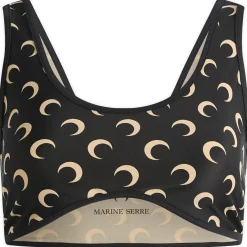Marine Serre Moon Printed Bra