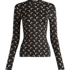 Marine Serre Moon Printed Long Sleeve Top