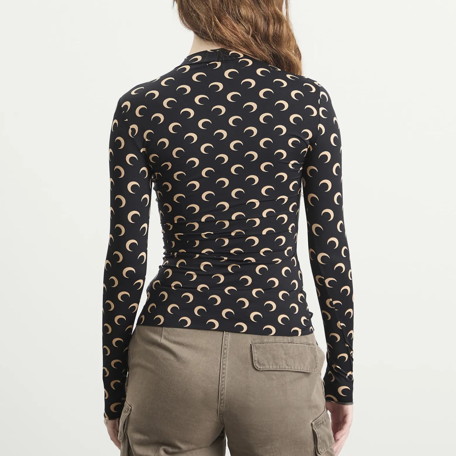 Marine Serre Moon Printed Long Sleeve Top