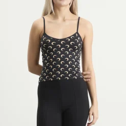 Marine Serre Moon Printed Straps Top