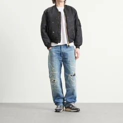 Mastercraft Union Showa Relaxed Repaired Jeans