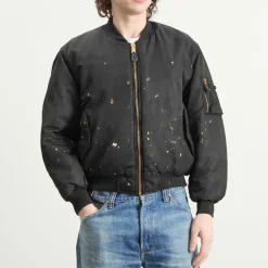 Mastercraft Union Washed Nylon Bomber Jacket