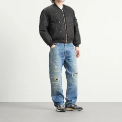 Mastercraft Union Washed Nylon Bomber Jacket