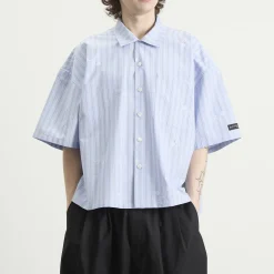 MASTERMIND WORLD Loose Fit Multi Stripe Shirt