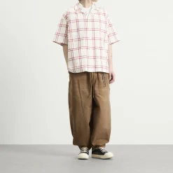 MASTERMIND WORLD Plaid Short Sleeve Shirt