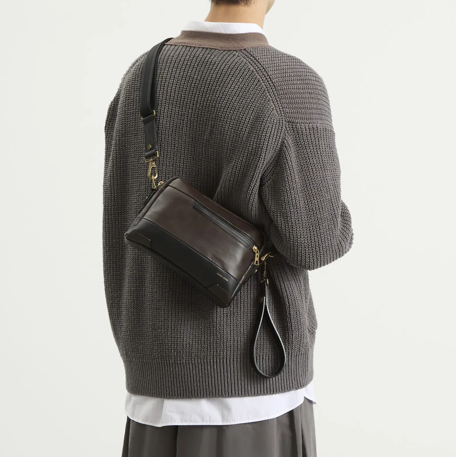 Master-Piece Gloss Leather Shoulder Bag - Small