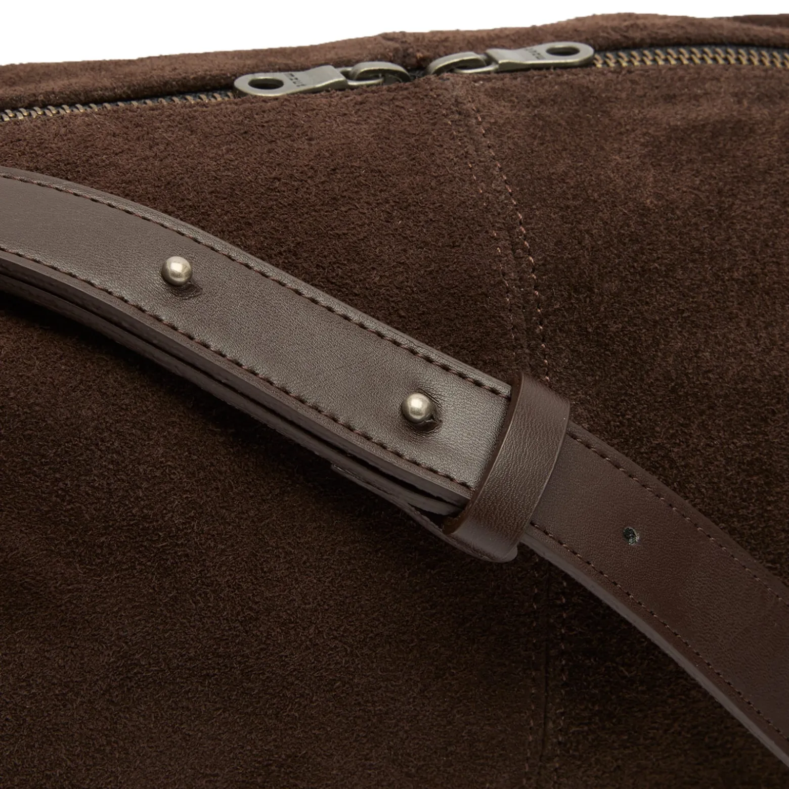 Mazi Untitled Dent Suede Cross Body Bag
