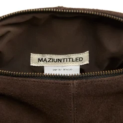 Mazi Untitled Dent Suede Cross Body Bag