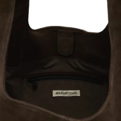 Mazi Untitled Flow Suede Tote Bag