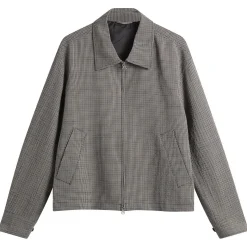 Mfpen Check Cropped Mail Jacket