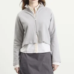 mfpen Cropped Leisure Zip Up