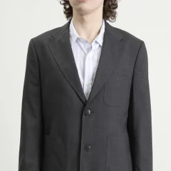 Mfpen Wool Patch Pocket Blazer