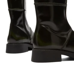 Miista Dahlia Khaki Black Ankle Boots
