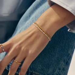 Missoma Micro Pearl Beaded Bracelet