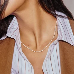 Missoma Micro Pearl Beaded Necklace