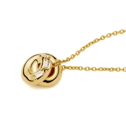 Missoma x Lucy Williams Pave Knot Pendant Necklace