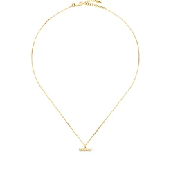 Missoma x Lucy Williams T-Bar Stone Pendant Necklace