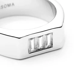 Missoma x Lucy Williams Triple Stone Chunky Ring