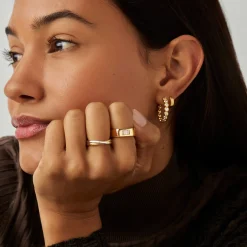 Missoma x Lucy Williams Triple Stone Chunky Ring