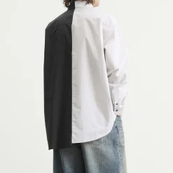 MM6 Maison Margiela Bi-Colour Cotton Numbers Shirt