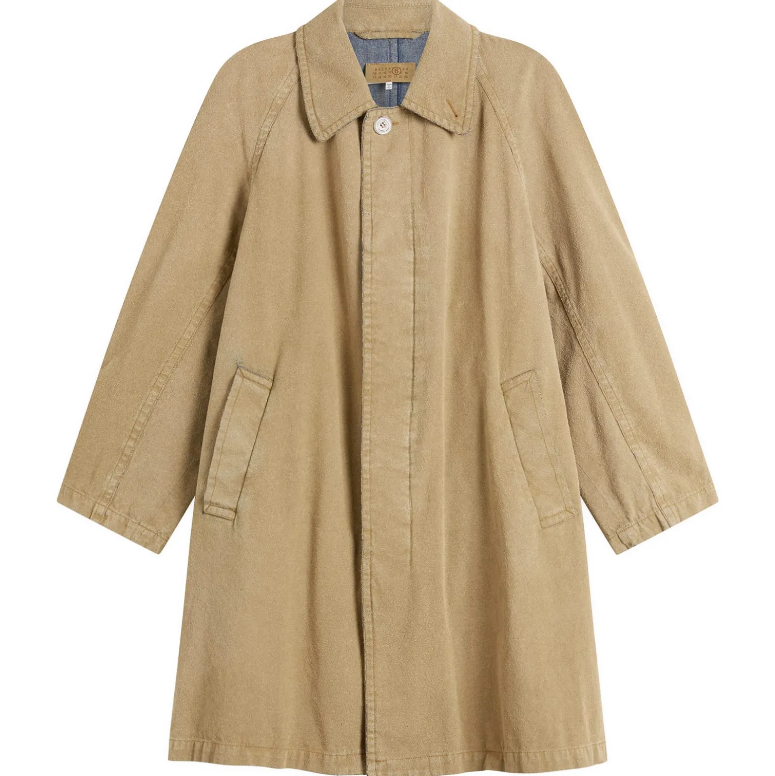 MM6 Maison Margiela Coated Long Coat