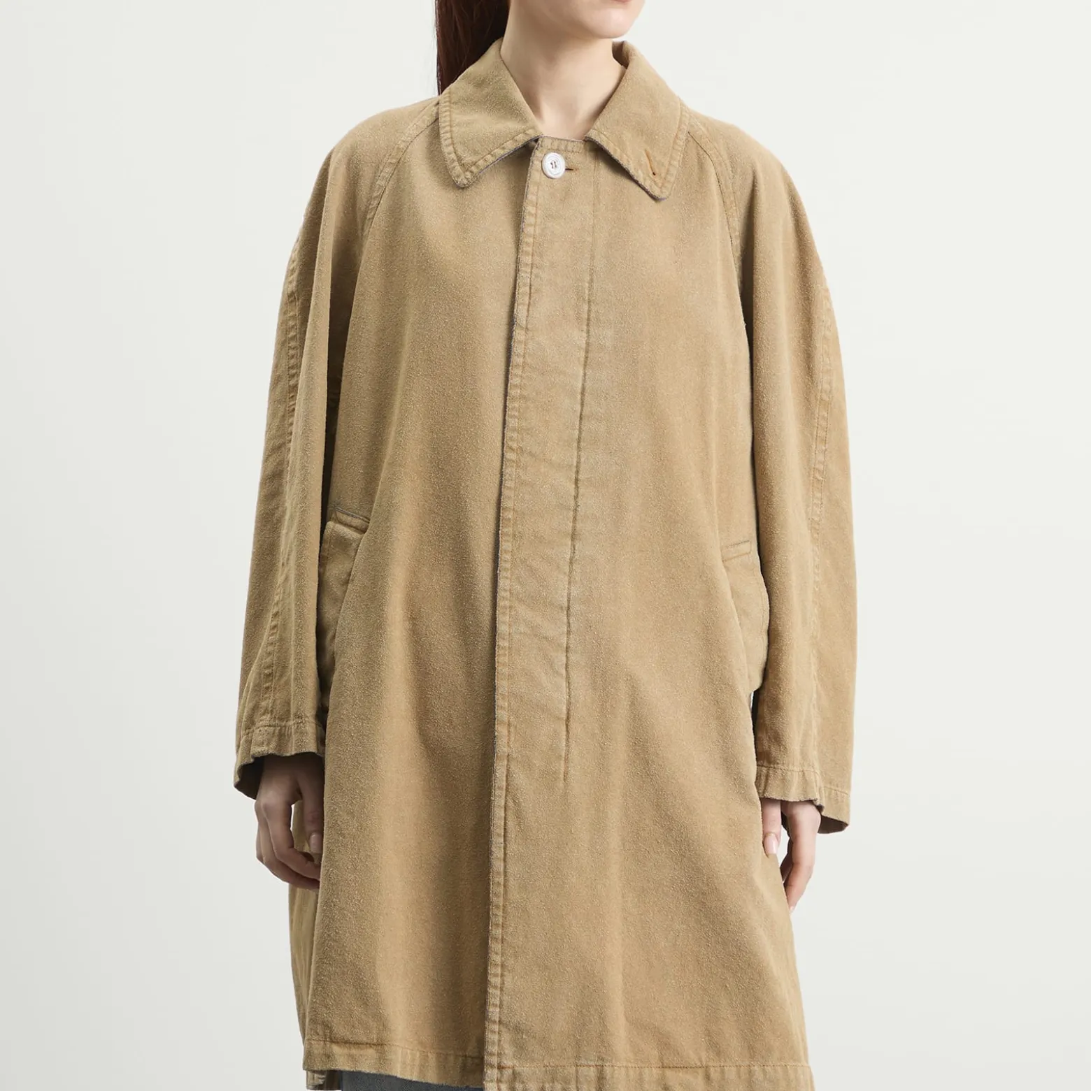 MM6 Maison Margiela Coated Long Coat