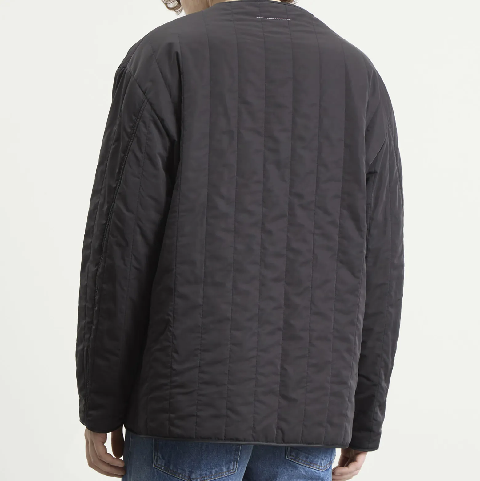 MM6 Maison Margiela Light Padded Collarless Jacket