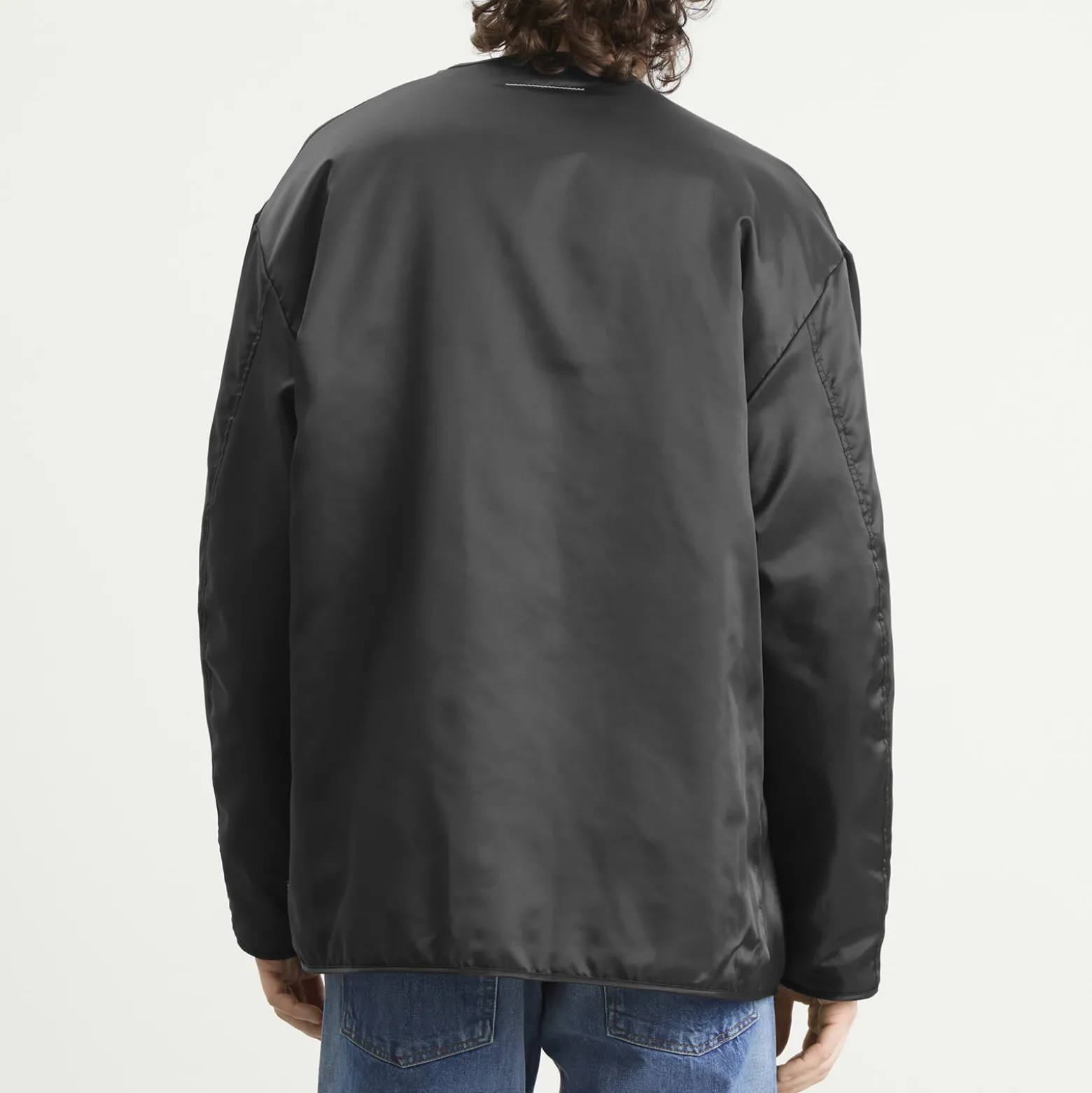 MM6 Maison Margiela Light Padded Collarless Jacket