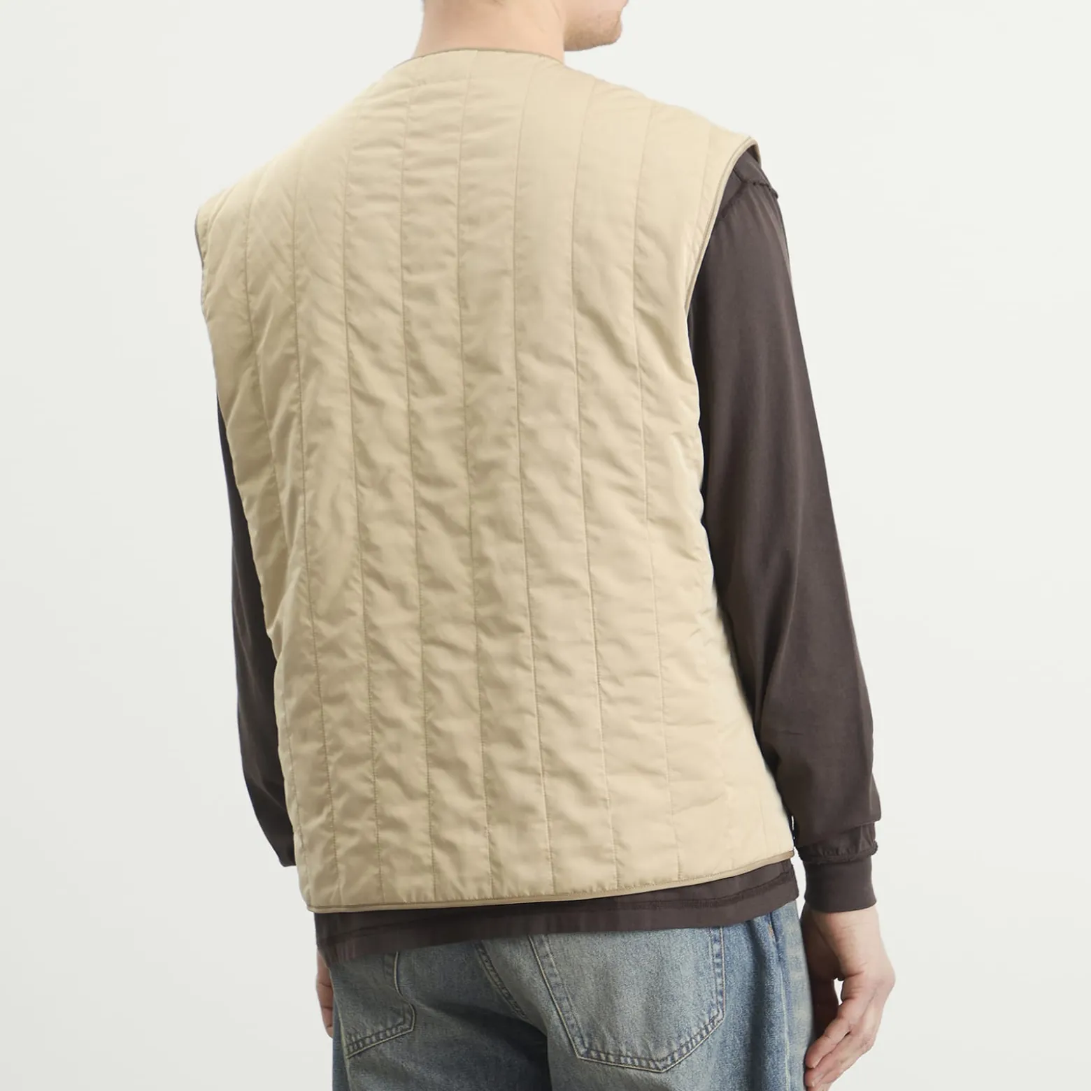 MM6 Maison Margiela Light Padded Collarless Gilet